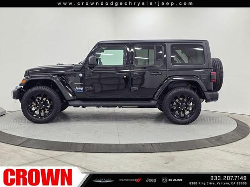 Black Clearcoat 2022 Jeep Wrangler Unlimited 4xe Sahara