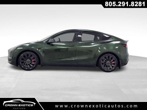 Green 2023 Tesla Model Y Performance
