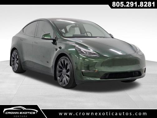 Green 2023 Tesla Model Y Performance
