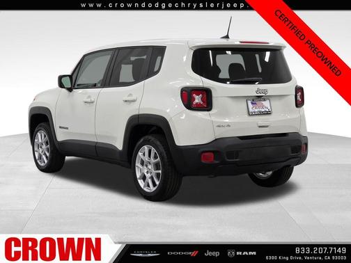 Alpine White Clearcoat 2023 Jeep Renegade Latitude