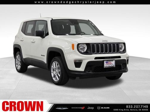 Alpine White Clearcoat 2023 Jeep Renegade Latitude