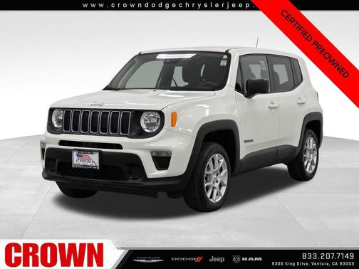Alpine White Clearcoat 2023 Jeep Renegade Latitude
