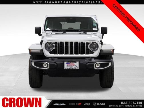 Bright White Clearcoat 2025 Jeep Wrangler 4xe Sahara