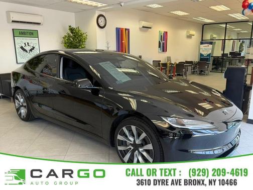 Black 2025 Tesla Model 3 Long Range