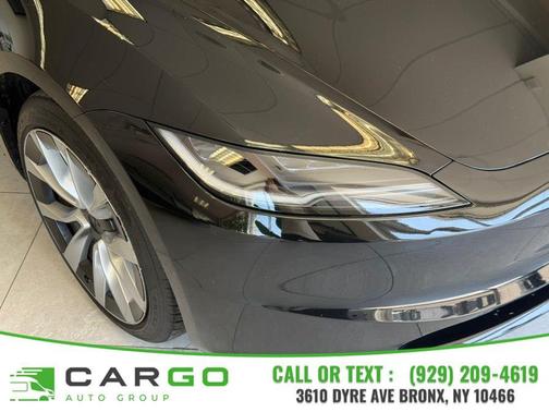 Black 2025 Tesla Model 3 Long Range