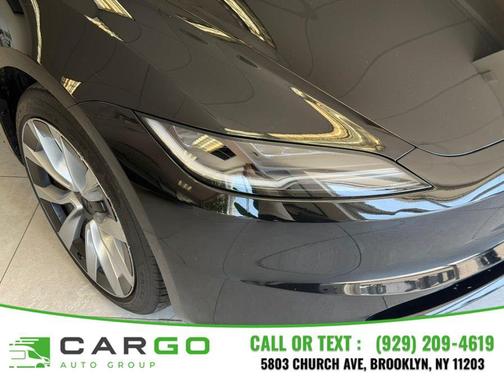 Black 2025 Tesla Model 3 Long Range