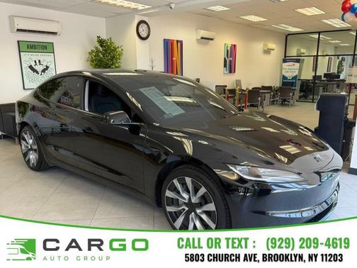 Black 2025 Tesla Model 3 Long Range