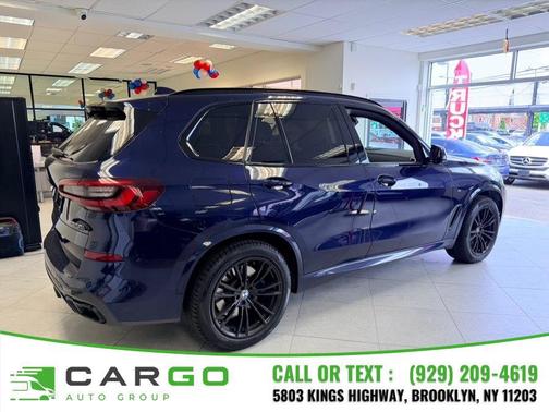 Blue 2020 BMW X5 M50i
