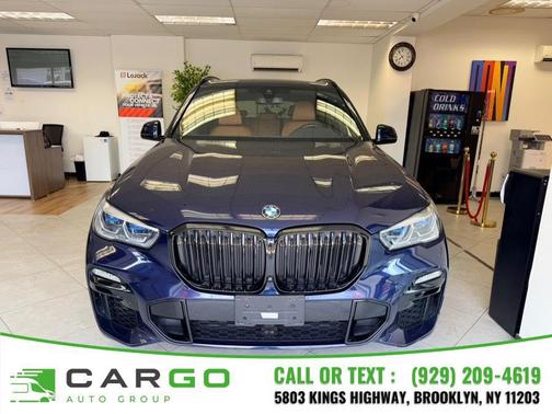 Blue 2020 BMW X5 M50i