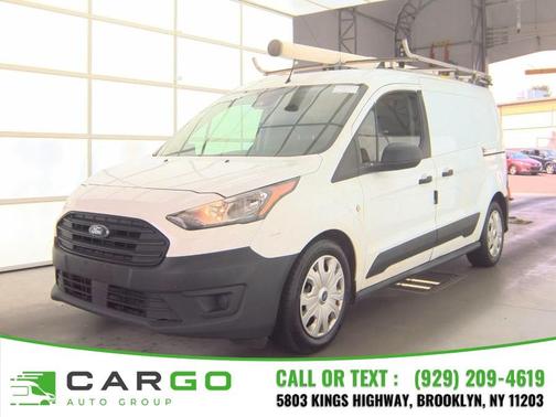 Frozen White 2020 Ford Transit Connect XL Cargo Van