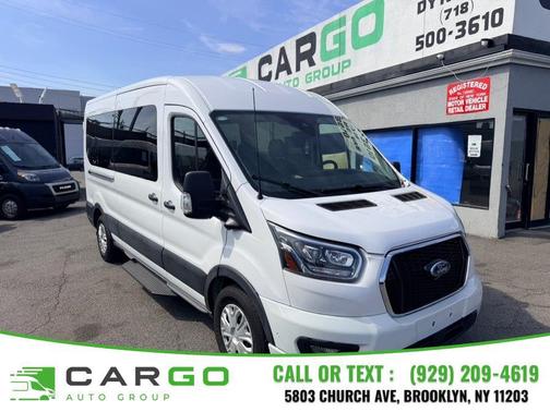 Oxford White 2023 Ford Transit-350 XLT