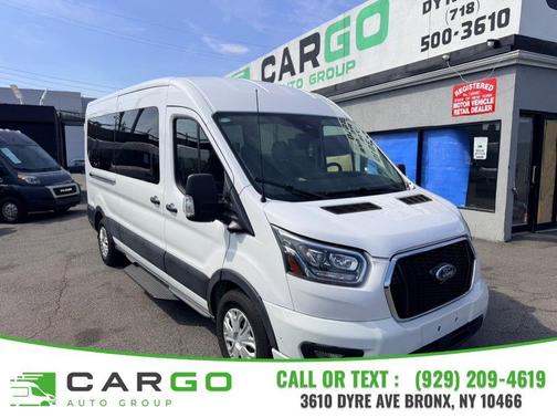 Oxford White 2023 Ford Transit-350 XLT