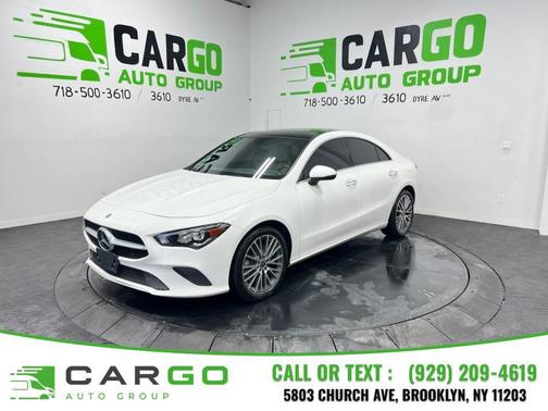 Digital White Metallic 2021 Mercedes-Benz CLA 250 Base Sedan