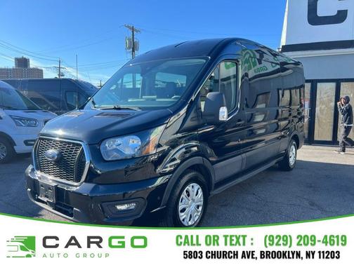 Agate Black Metallic 2024 Ford Transit-350 XLT
