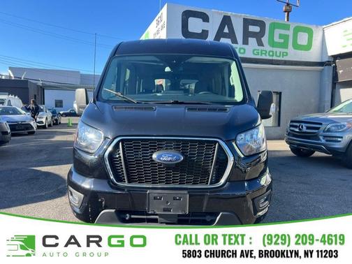 Agate Black Metallic 2024 Ford Transit-350 XLT