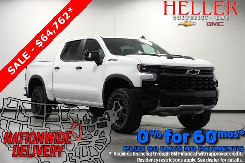 Summit White 2026 Chevrolet Silverado 1500 ZR2