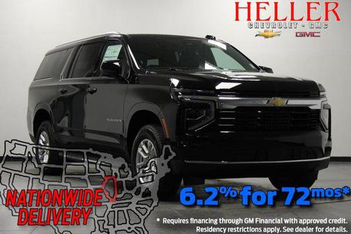 Black 2026 Chevrolet Suburban LS
