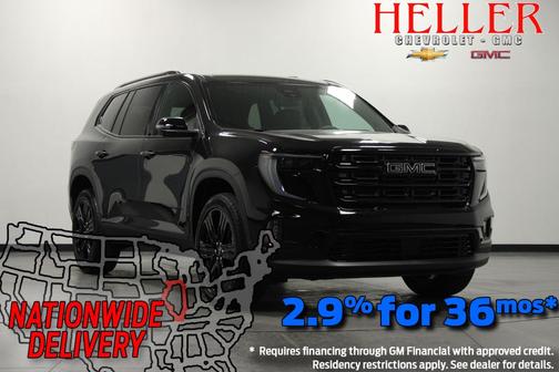 Ebony Twilight Metallic 2026 GMC Acadia Elevation AWD