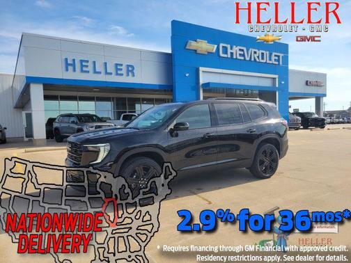 Ebony Twilight Metallic 2026 GMC Acadia Elevation AWD