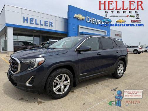 Blue Steel Metallic 2018 GMC Terrain SLE