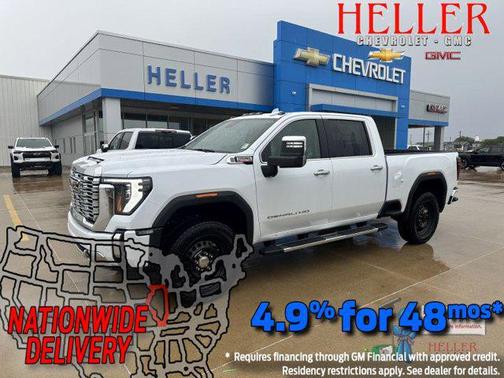 Glacier White Tricoat 2026 GMC Sierra 2500 Denali