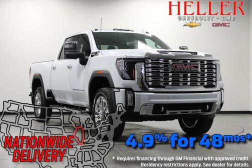 Glacier White Tricoat 2026 GMC Sierra 2500 Denali