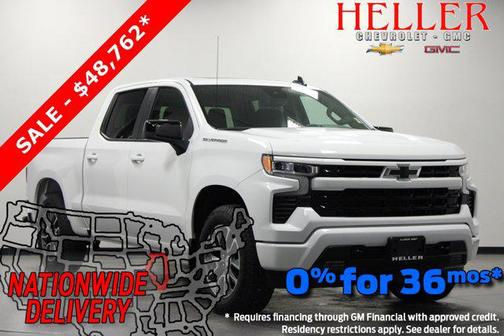 Summit White 2025 Chevrolet Silverado 1500 RST
