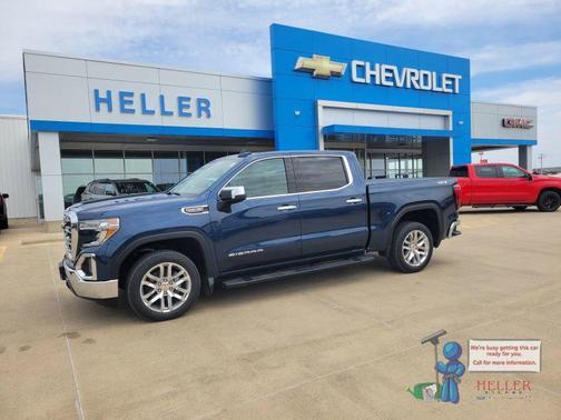 Pacific Blue Metallic 2019 GMC Sierra 1500 SLT
