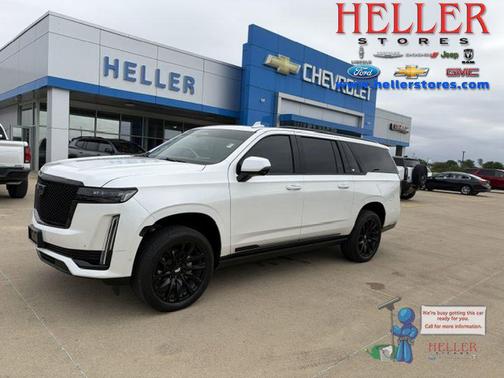 Crystal White Tricoat 2024 Cadillac Escalade ESV Sport Platinum