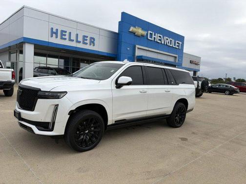 Crystal White Tricoat 2024 Cadillac Escalade ESV Sport Platinum