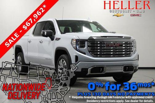Glacier White Tricoat 2026 GMC Sierra 1500 Denali