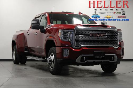Volcanic Red 2022 GMC Sierra 3500 Denali