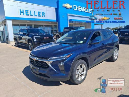 Blue Glow Metallic 2024 Chevrolet Trax LS