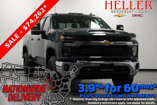 Cypress Gray 2026 Chevrolet Silverado 2500 LT
