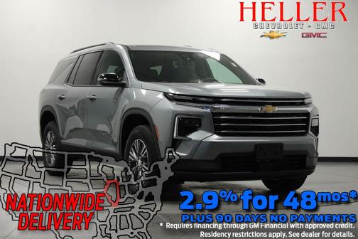 Sterling Gray Metallic 2026 Chevrolet Traverse LT