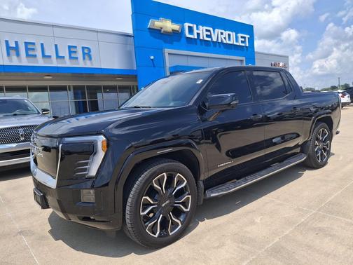 Onyx Black 2025 GMC Sierra EV Max Range Denali