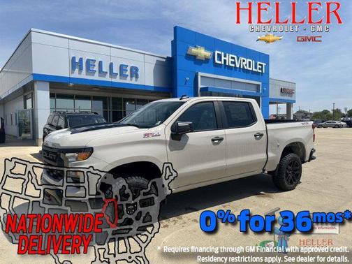 White Sands 2026 Chevrolet Silverado 1500 Custom Trail Boss