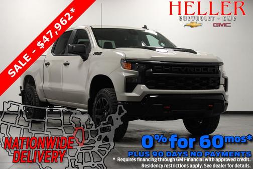 White Sands 2026 Chevrolet Silverado 1500 Custom Trail Boss