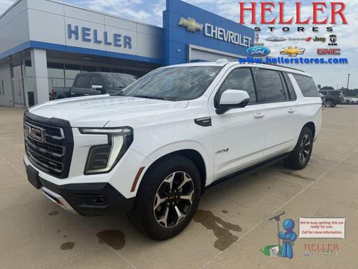 Summit White 2025 GMC Yukon XL 4WD AT4