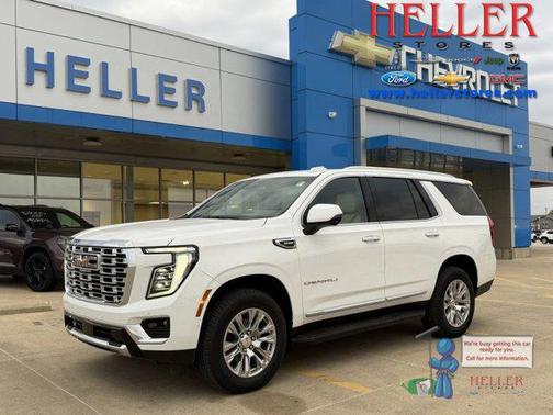 Summit White 2025 GMC Yukon Denali