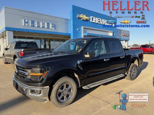 Agate Black Metallic 2025 Ford F-150 XLT