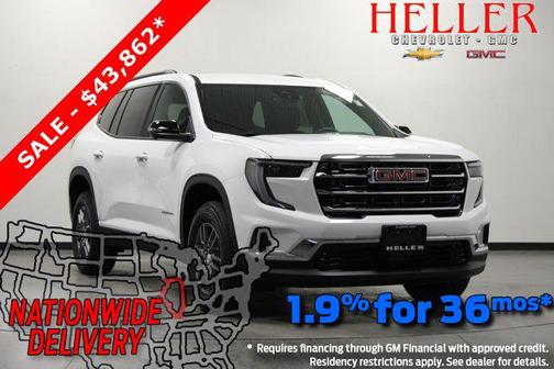 Summit White 2026 GMC Acadia Elevation FWD