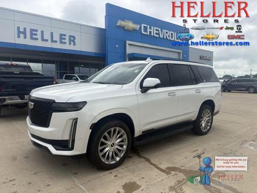 Crystal White Tricoat 2021 Cadillac Escalade Premium Luxury