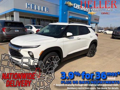 Summit White 2026 Chevrolet Trailblazer LT