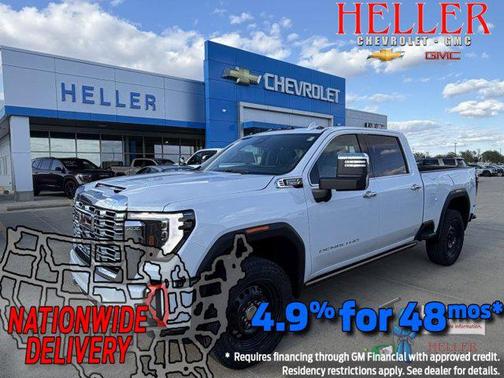 Glacier White Tricoat 2026 GMC Sierra 2500 Denali