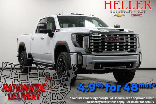 Glacier White Tricoat 2026 GMC Sierra 2500 Denali