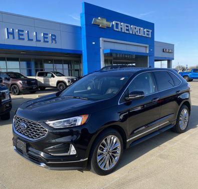 Agate Black 2020 Ford Edge Titanium
