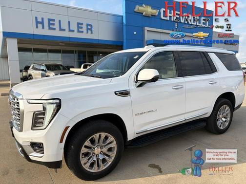 Summit White 2025 GMC Yukon Denali