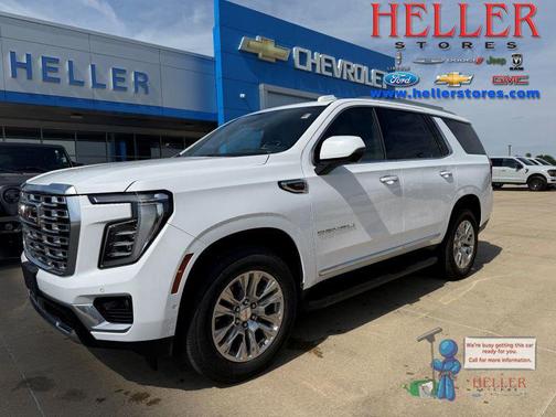 Summit White 2025 GMC Yukon Denali