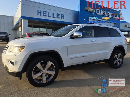 Bright White Clearcoat 2015 Jeep Grand Cherokee Limited